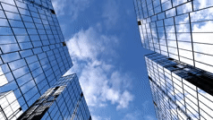 Digital image of a skyscraper to illustrate the business studies