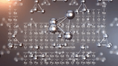 Digital image of molecules to illustrate the subject chemistry